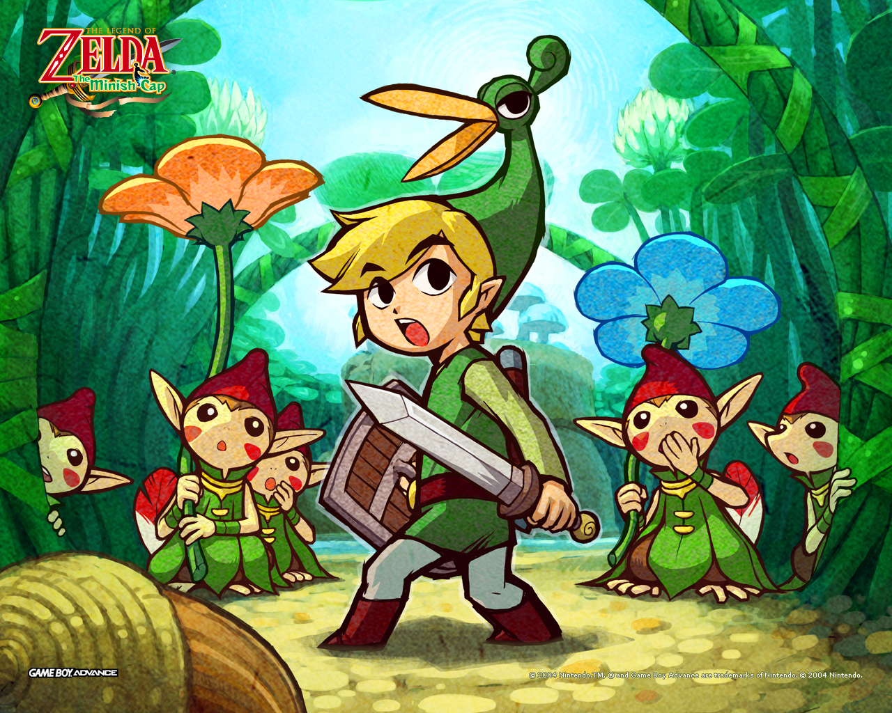 Legend Of Zelda Minish Cap - HD Wallpaper 