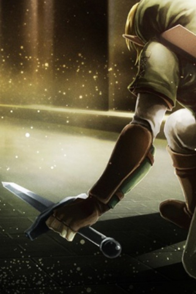 Link And Zelda Wallpaper Hd - HD Wallpaper 