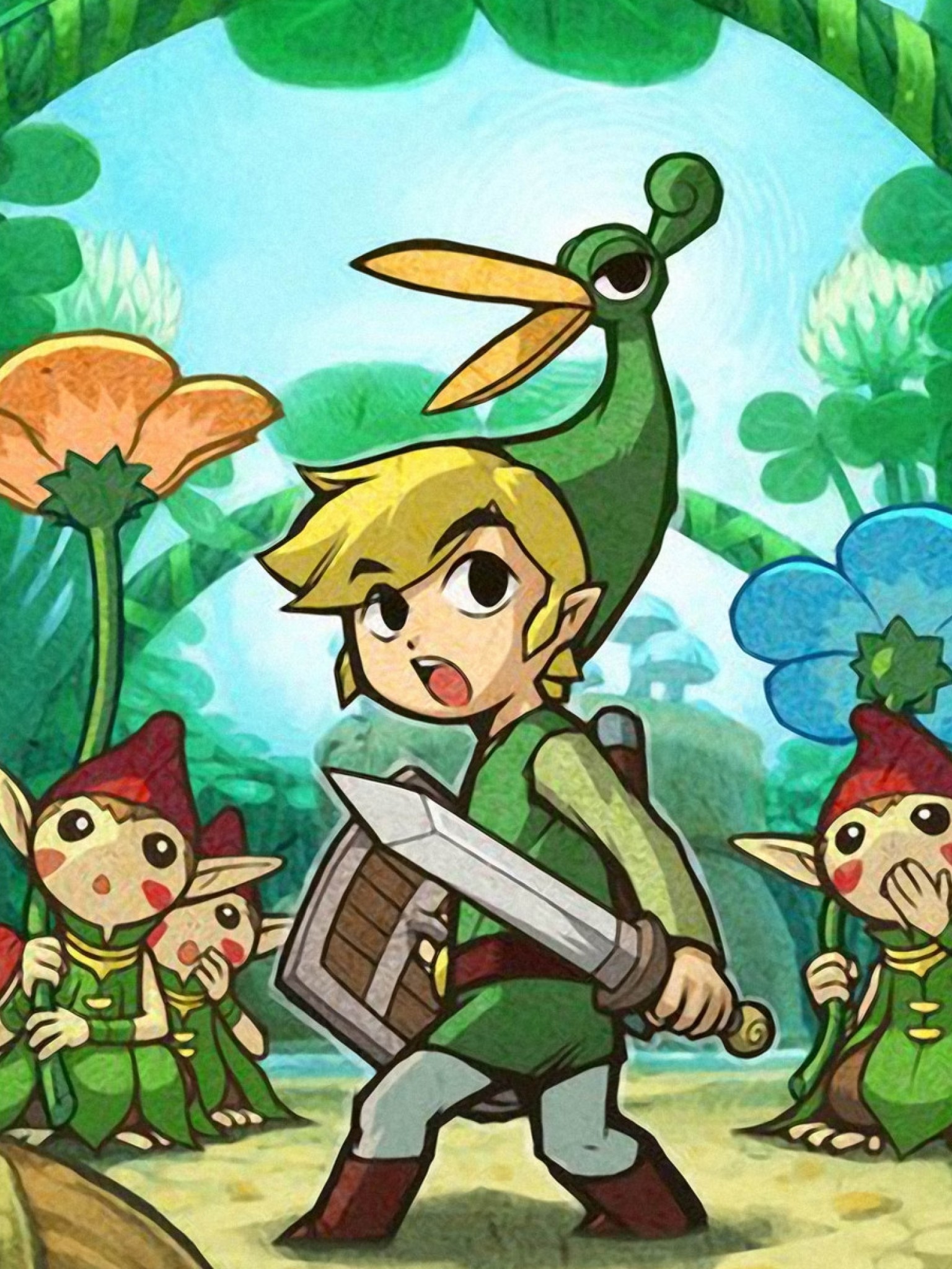 Legend Of Zelda Minish Cap Picori - HD Wallpaper 