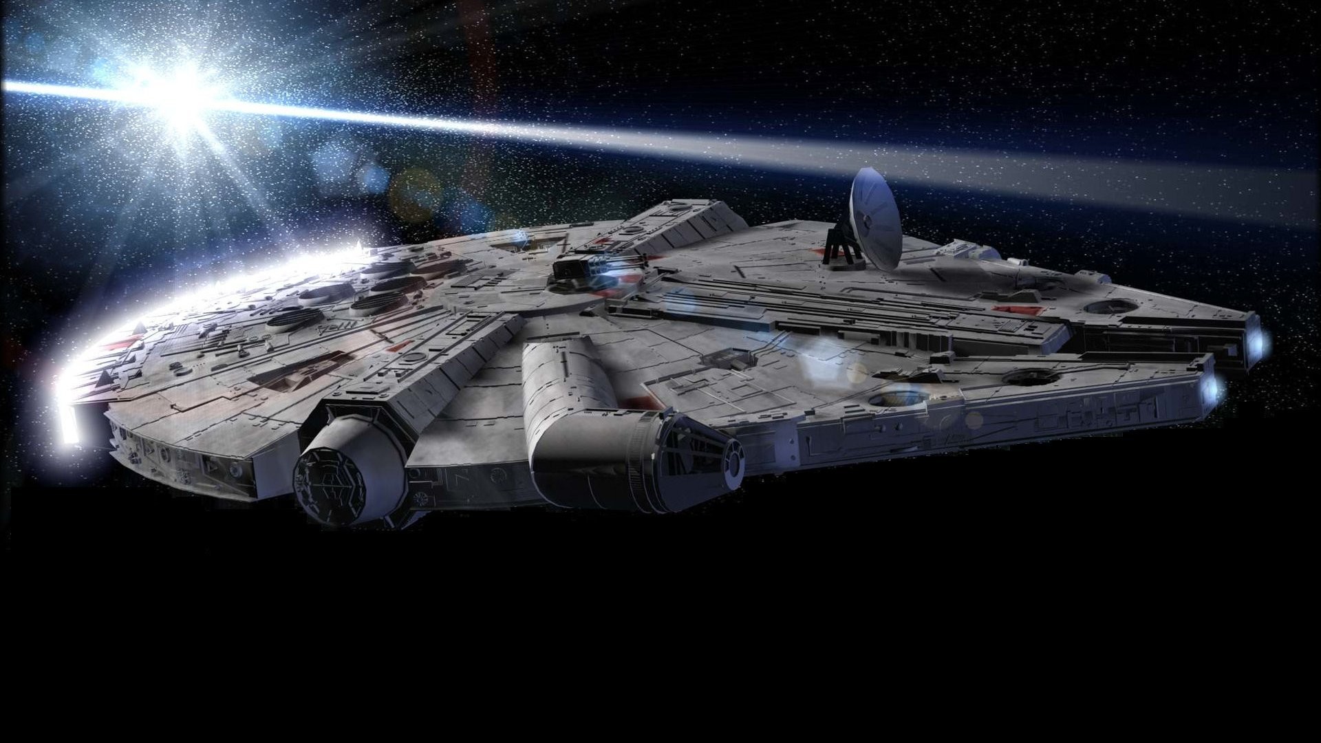 Hd X Wing Wallpaper - Star Wars Background Millenium Falcon - HD Wallpaper 