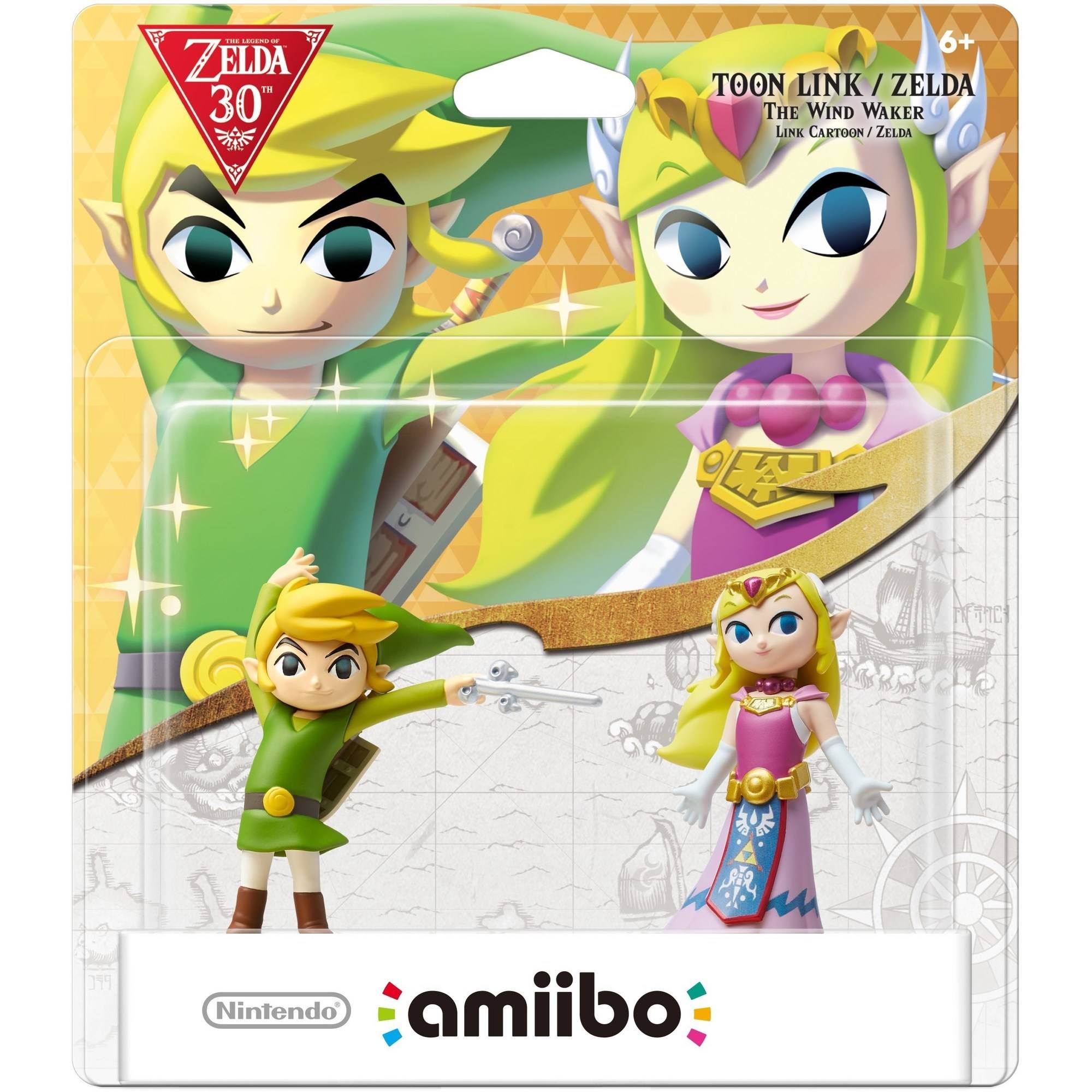 Toon Link And Zelda Amiibo - HD Wallpaper 