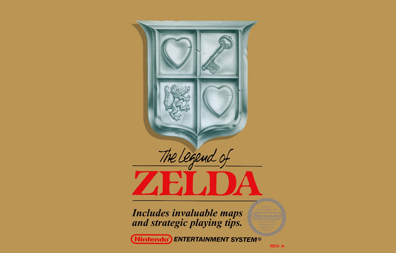 Photo Wallpaper Nes, Nintendo, Original, Zelda - Legend Of Zelda Nes Box - HD Wallpaper 