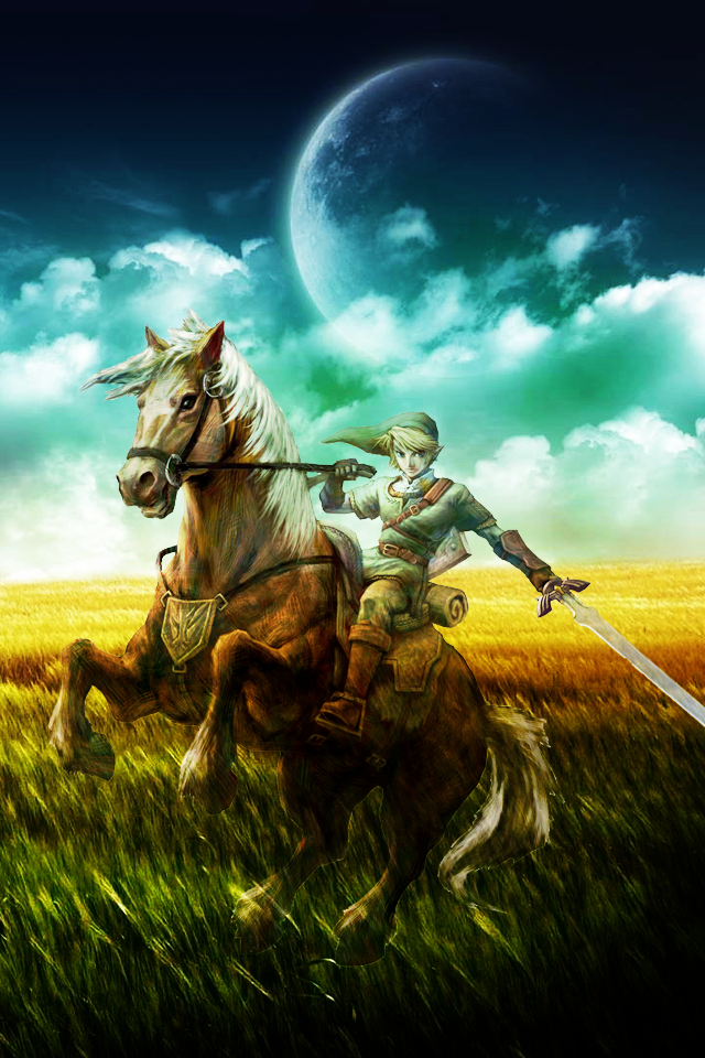 Zelda Twilight Princess Link And Epona - HD Wallpaper 