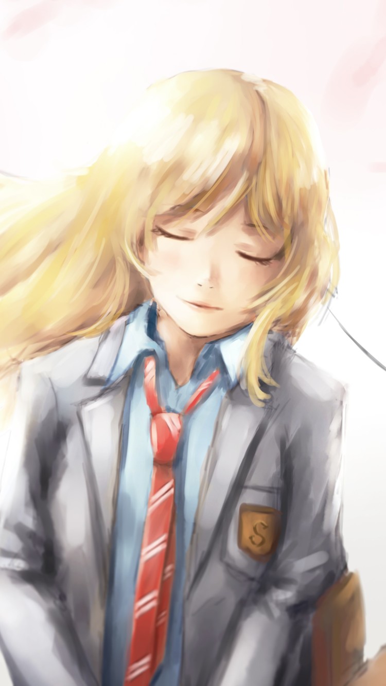 Your Lie In April Iphone Wallpaper - Your Lie In April - HD Wallpaper 
