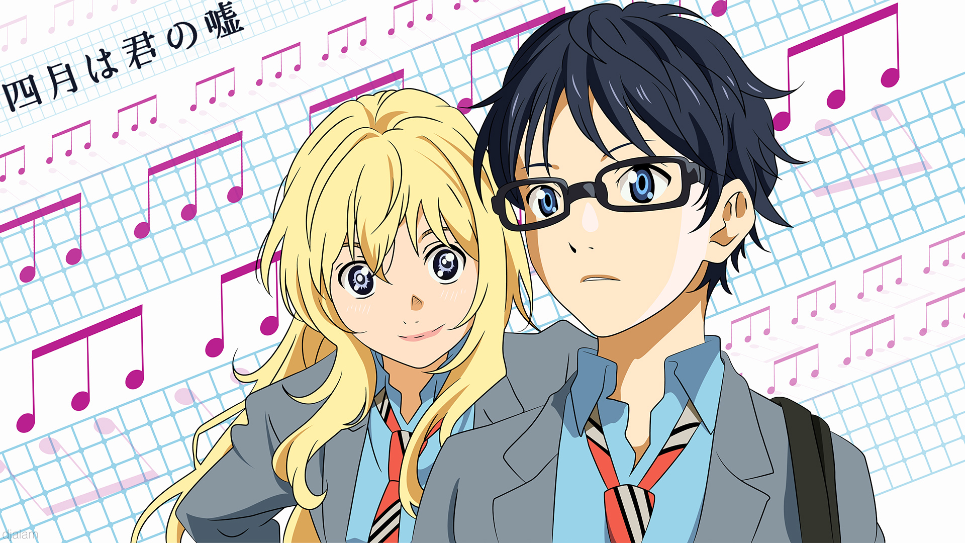 April Shigatsu Wa Kimi No Uso - HD Wallpaper 
