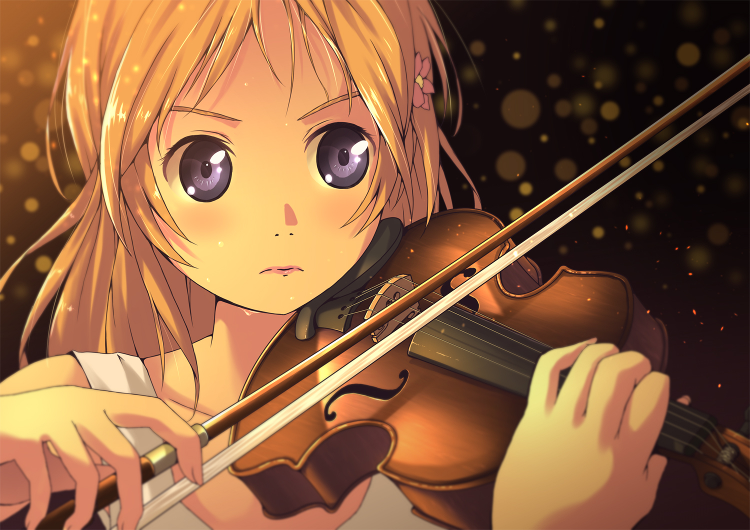 Shigatsu Wa Kimi No Uso Hd - HD Wallpaper 