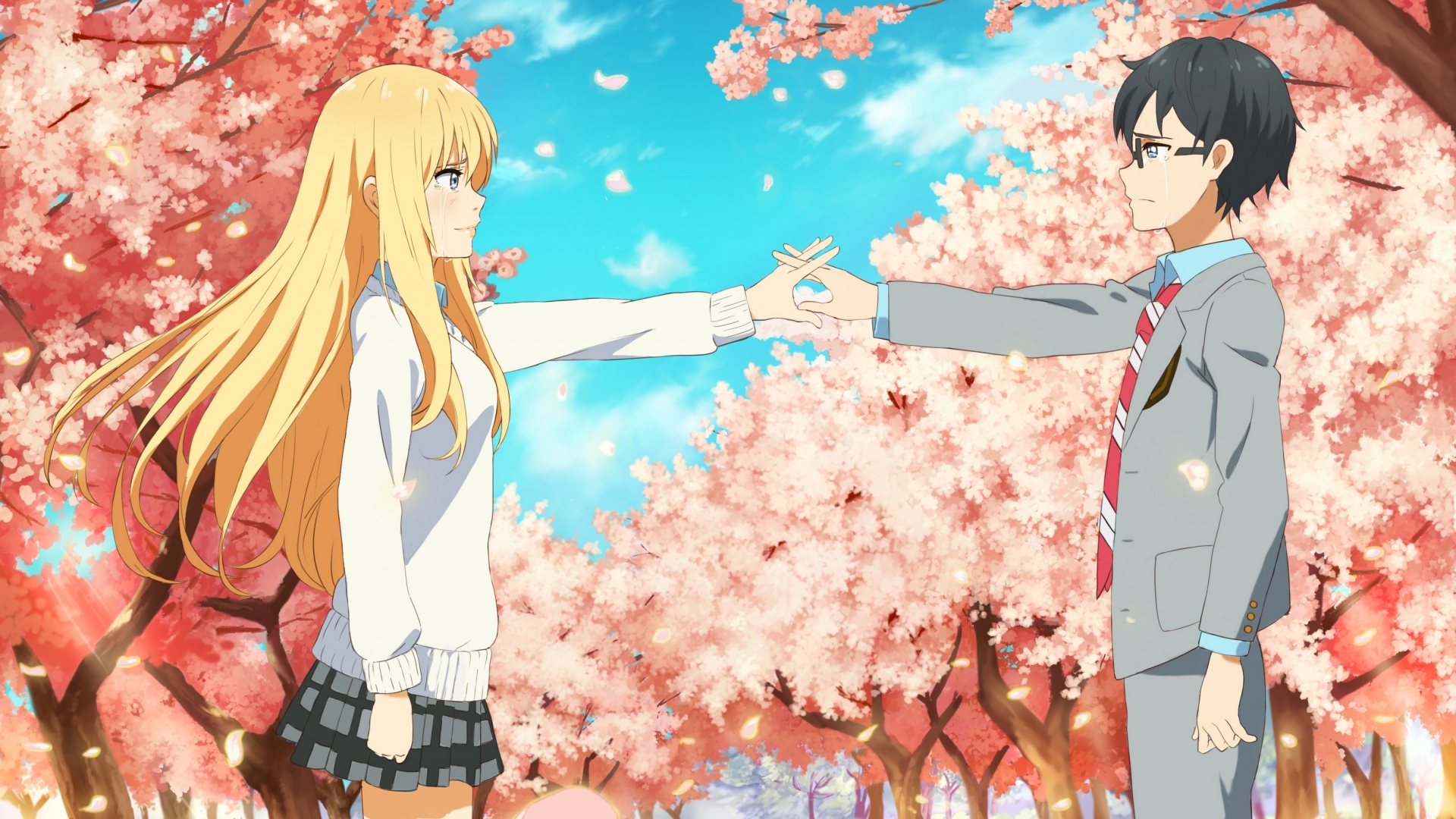 Your Lie In April Color - HD Wallpaper 