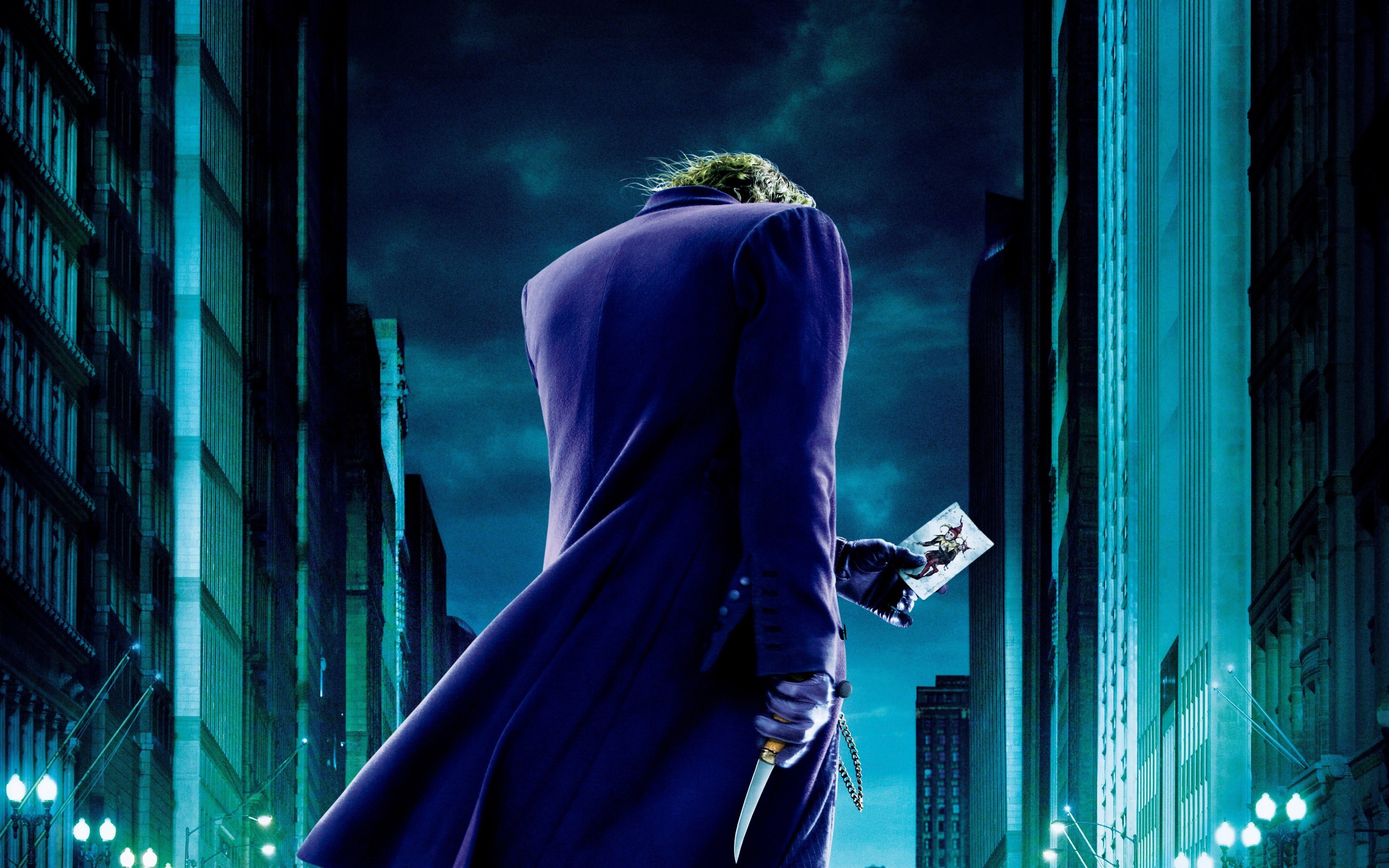 Dark Knight Joker 4k - HD Wallpaper 