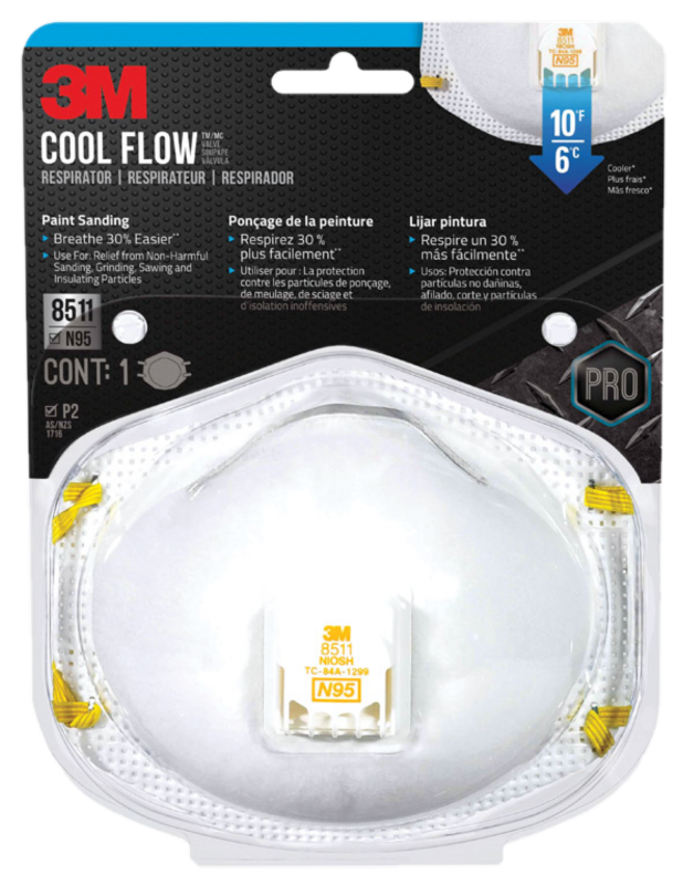 3m N95 Mask Cool Flow - HD Wallpaper 
