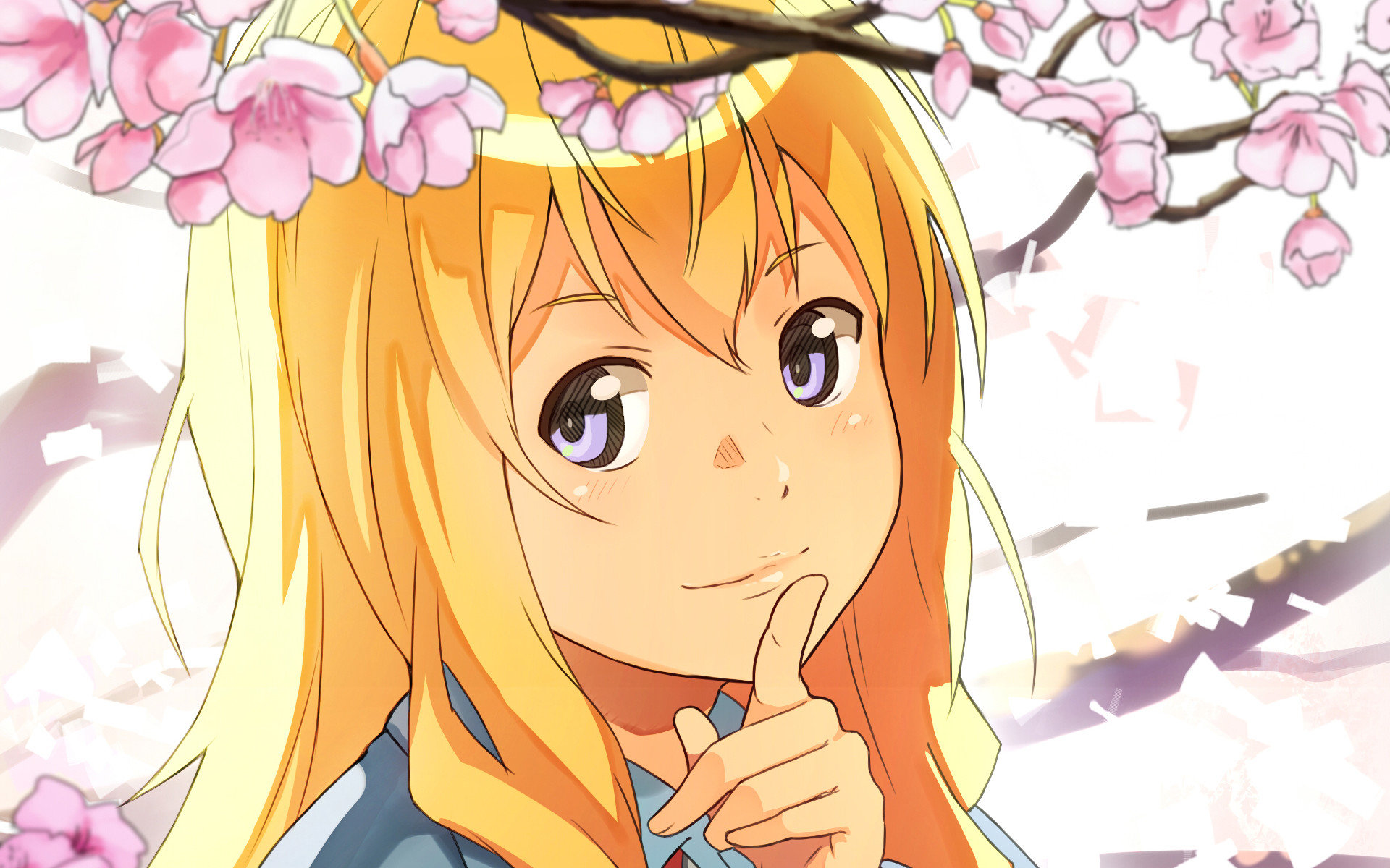 Awesome Kaori Miyazono Free Wallpaper Id - Your Lie In April - HD Wallpaper 