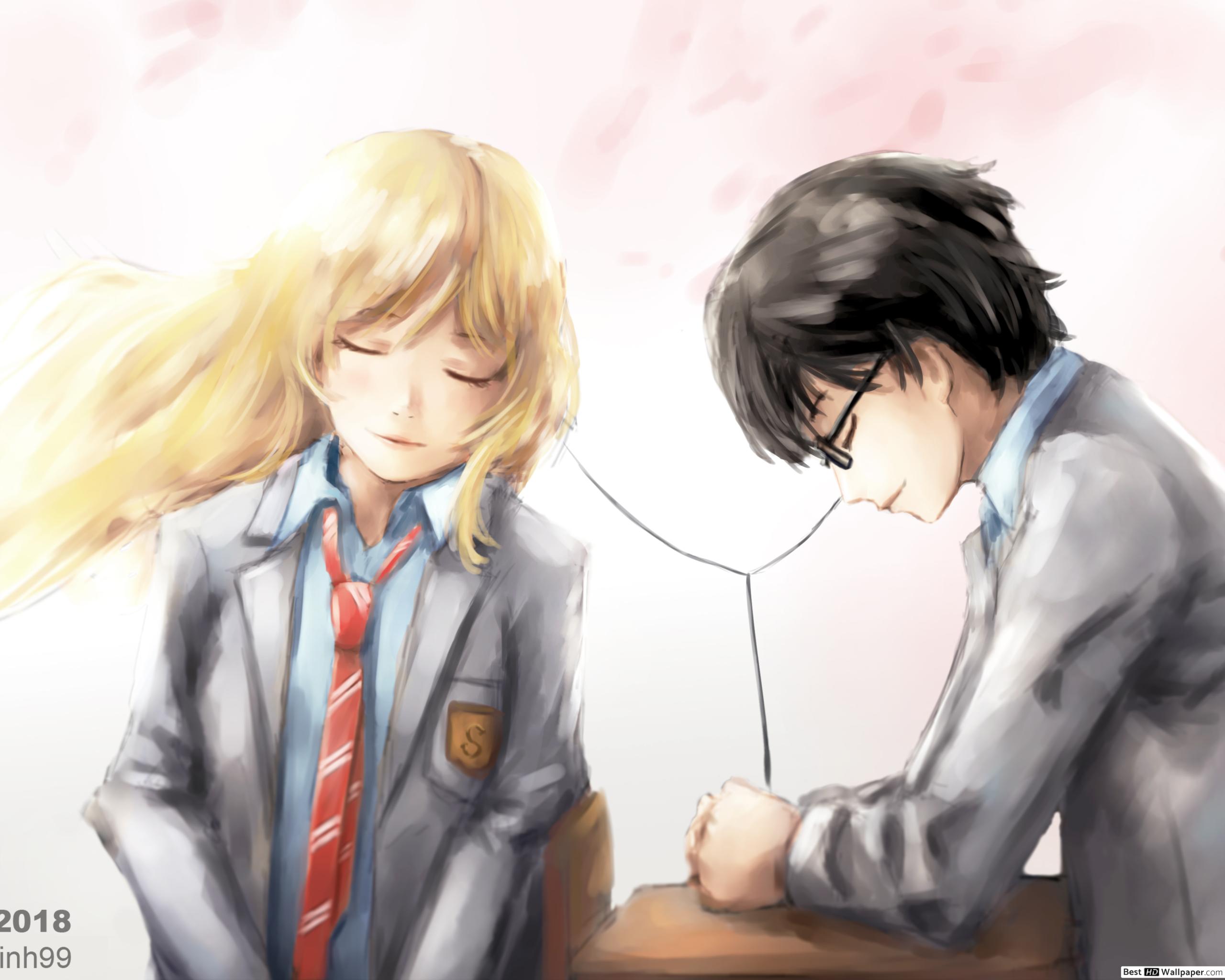 Kaori Dan Kousei Hd - HD Wallpaper 