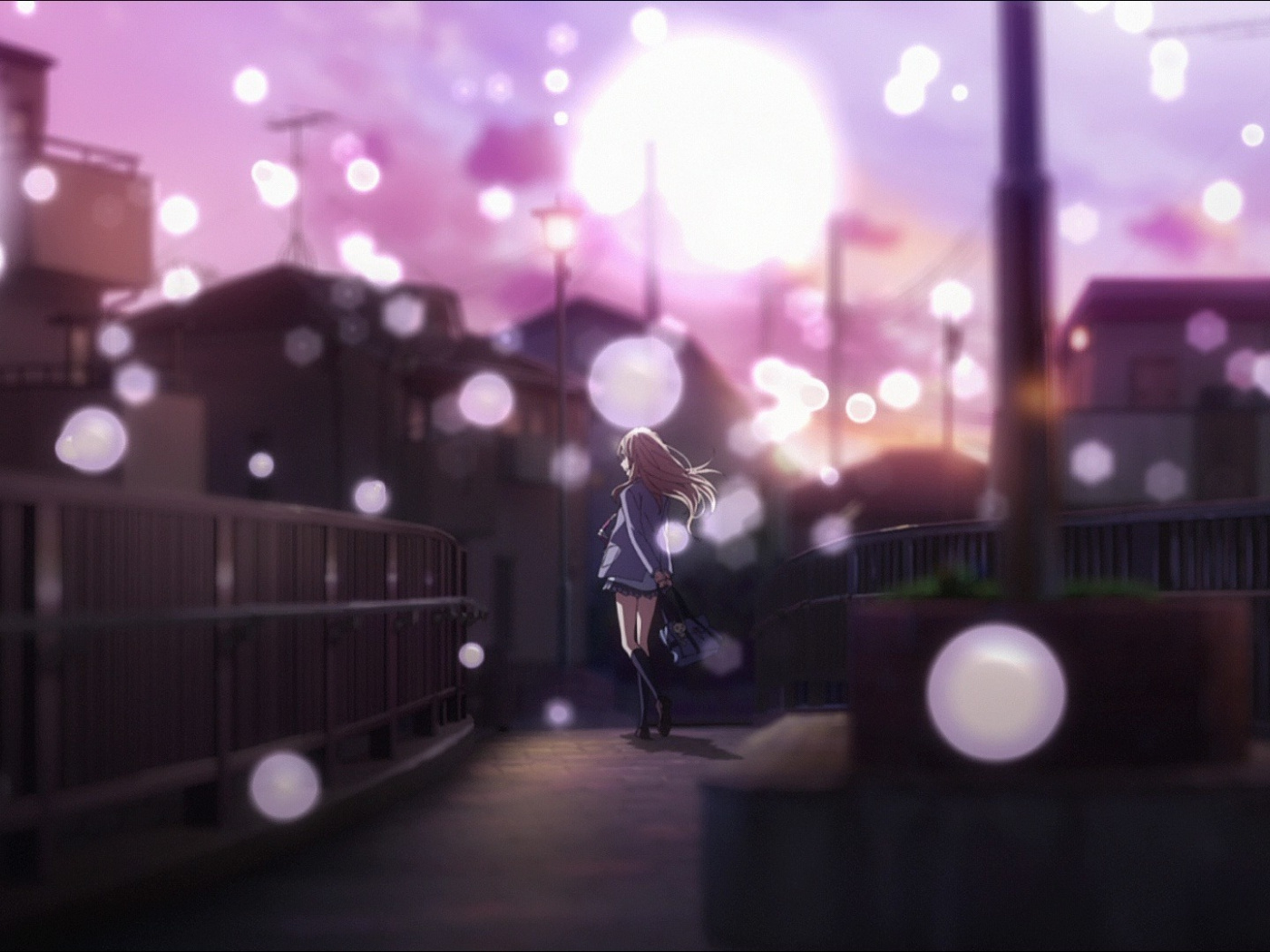 Kaori Miyazono, Shigatsu Wa Kimi No Us, Anime Girl, - HD Wallpaper 