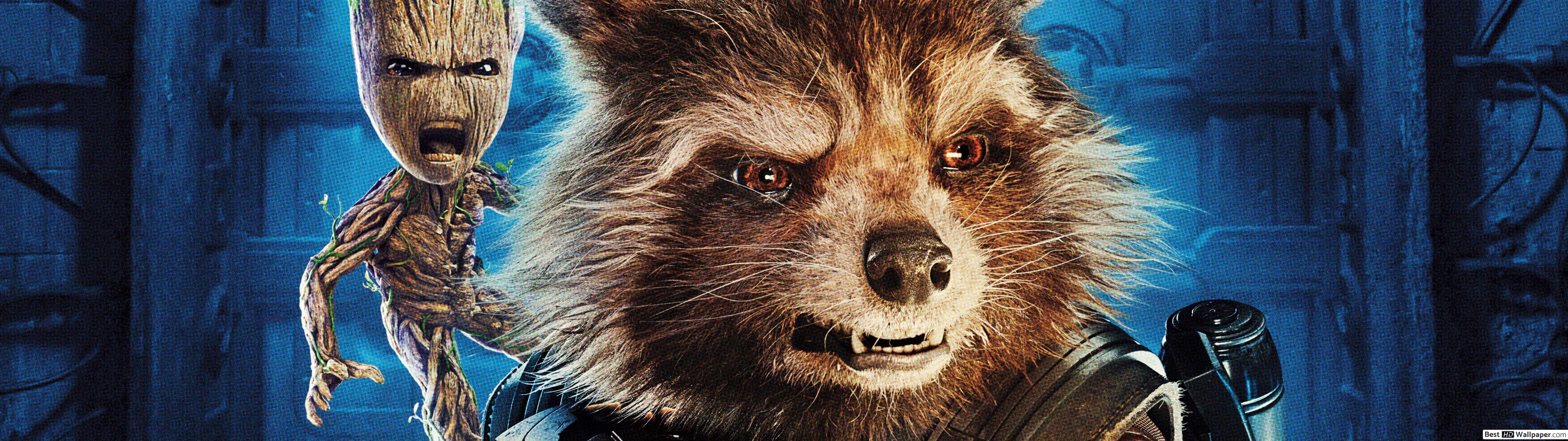 Rocket Guardians Of The Galaxy Poster - 5120x1440 Wallpaper Rocket Guardians Of The Galaxy Poster - 5120x1440 Wallpaper