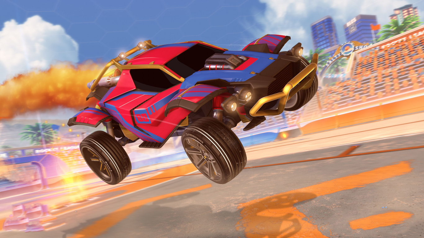 Rocket League, Race Arena, Video Game, Wallpaper - Rocket League Twinzer - HD Wallpaper 