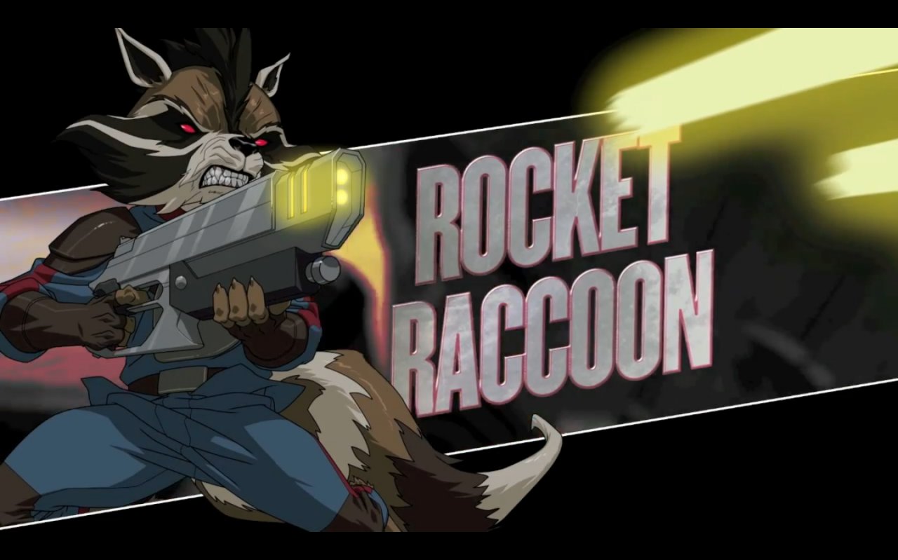 24/7/2013 Rocket Raccoon Wallpaper - Ultimate Spider Man Rocket Raccoon - HD Wallpaper 