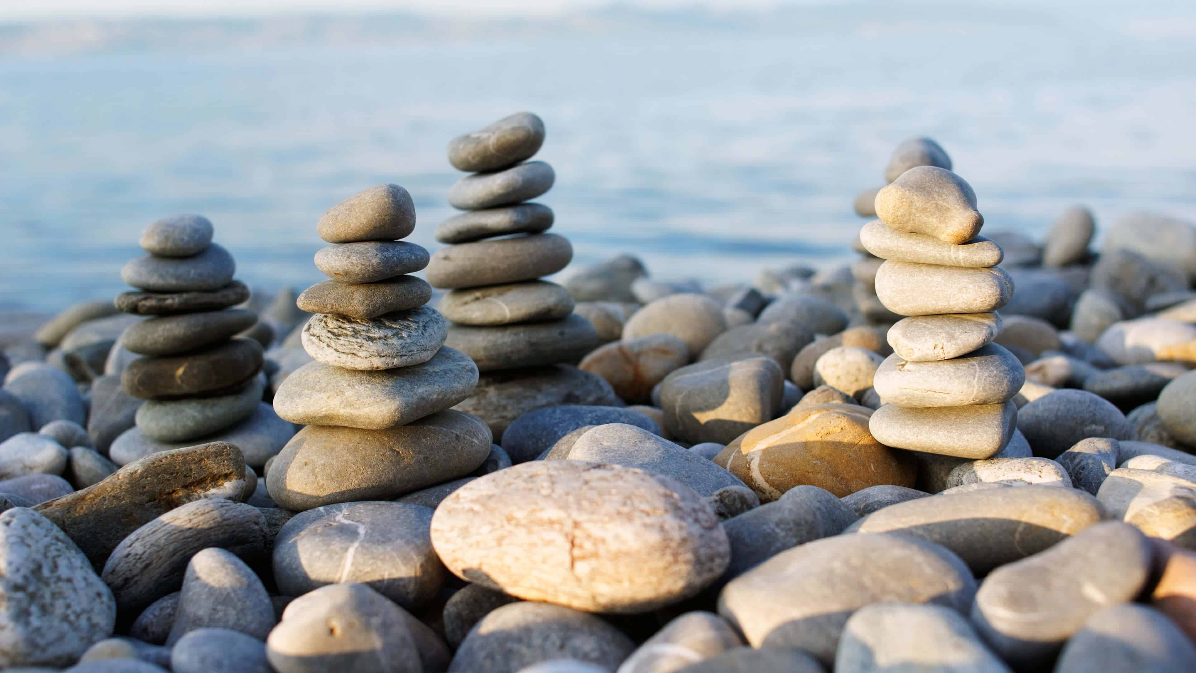 Stacked Pebbles Uhd 4k Wallpaper - Desktop Backgrounds Rocks - HD Wallpaper 