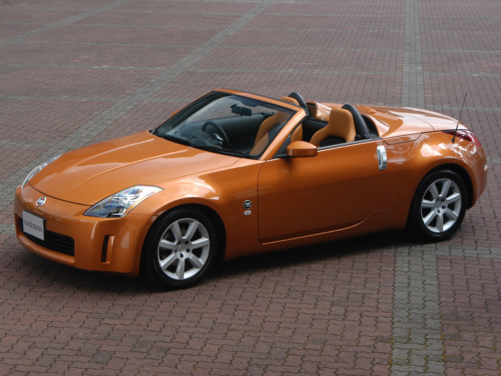 Nissan 370z Convertible Orange - HD Wallpaper 