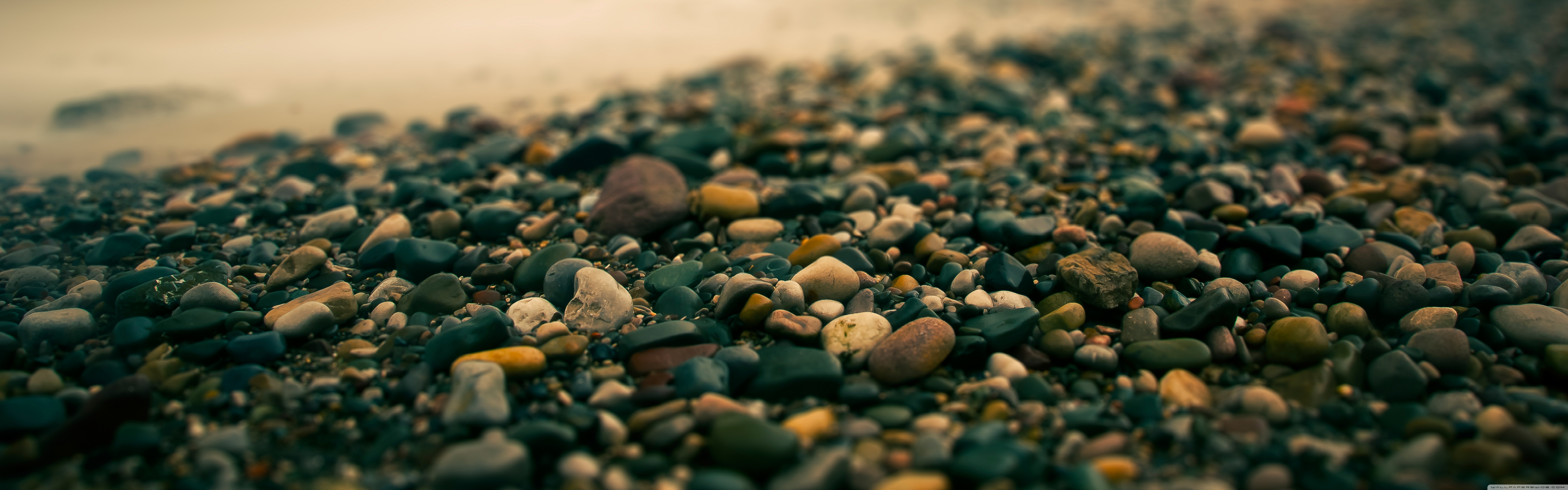 Stones In Beach - HD Wallpaper 