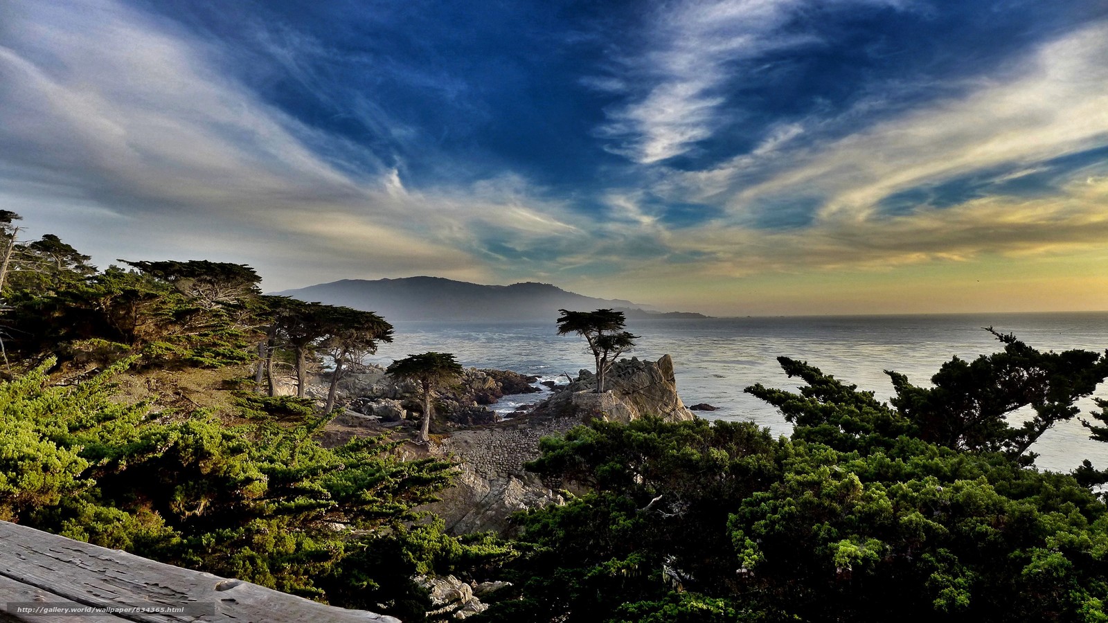 Download Wallpaper Lone Cypress, Pebble Beach, California, - Sea - HD Wallpaper 