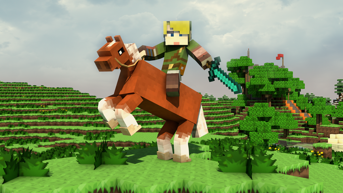 Wallpaper Minecraft Com Sua Skin - HD Wallpaper 