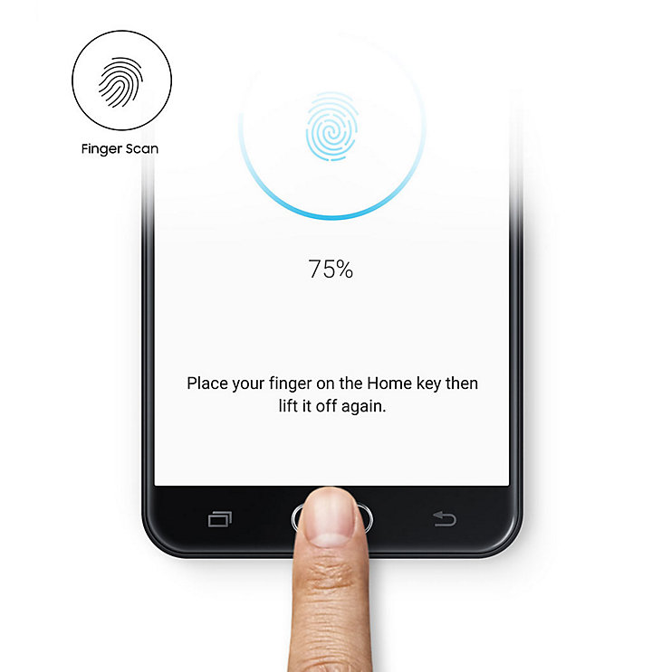 Samsung J7 Prime Finger Print - HD Wallpaper 