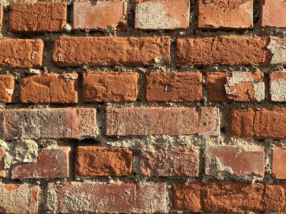 Brick, Cube, Wall, Stone, Dark, Brickwork, Old, Solid, - Brickwork - HD Wallpaper 