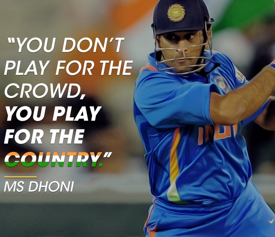 Ms Dhoni Quotes - Ms Dhoni Best Quotes - HD Wallpaper 