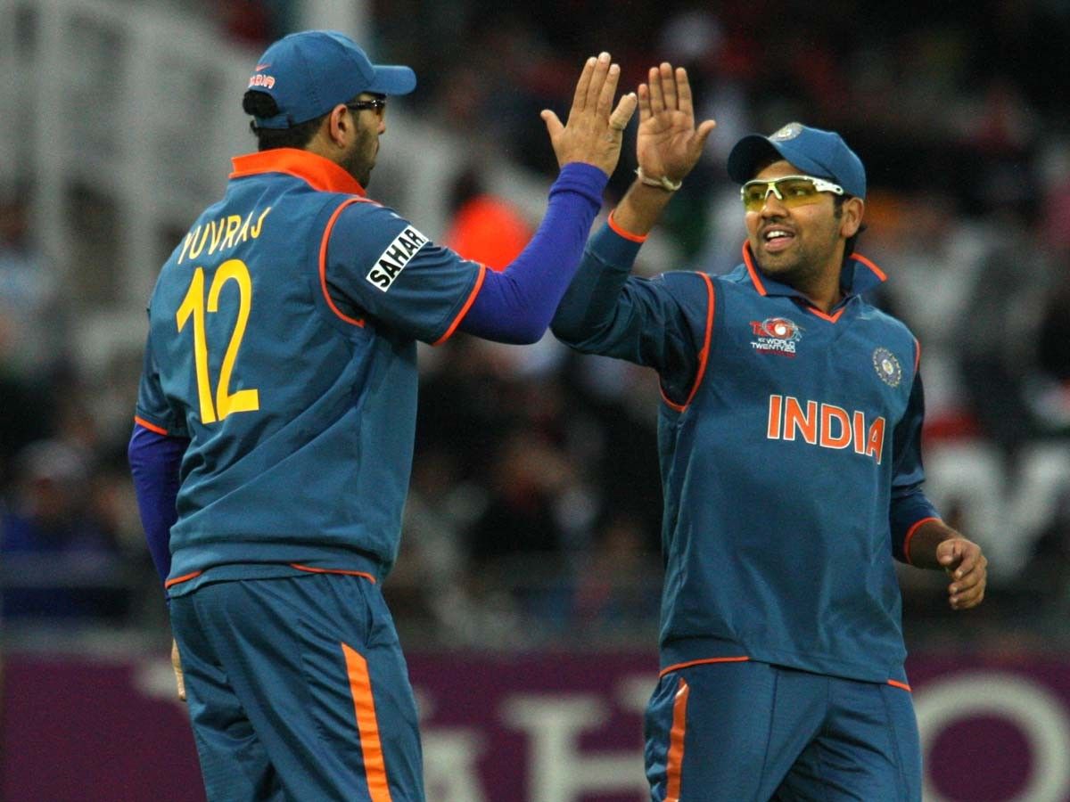 Rohit Sharma And Yuvraj Singh - HD Wallpaper 