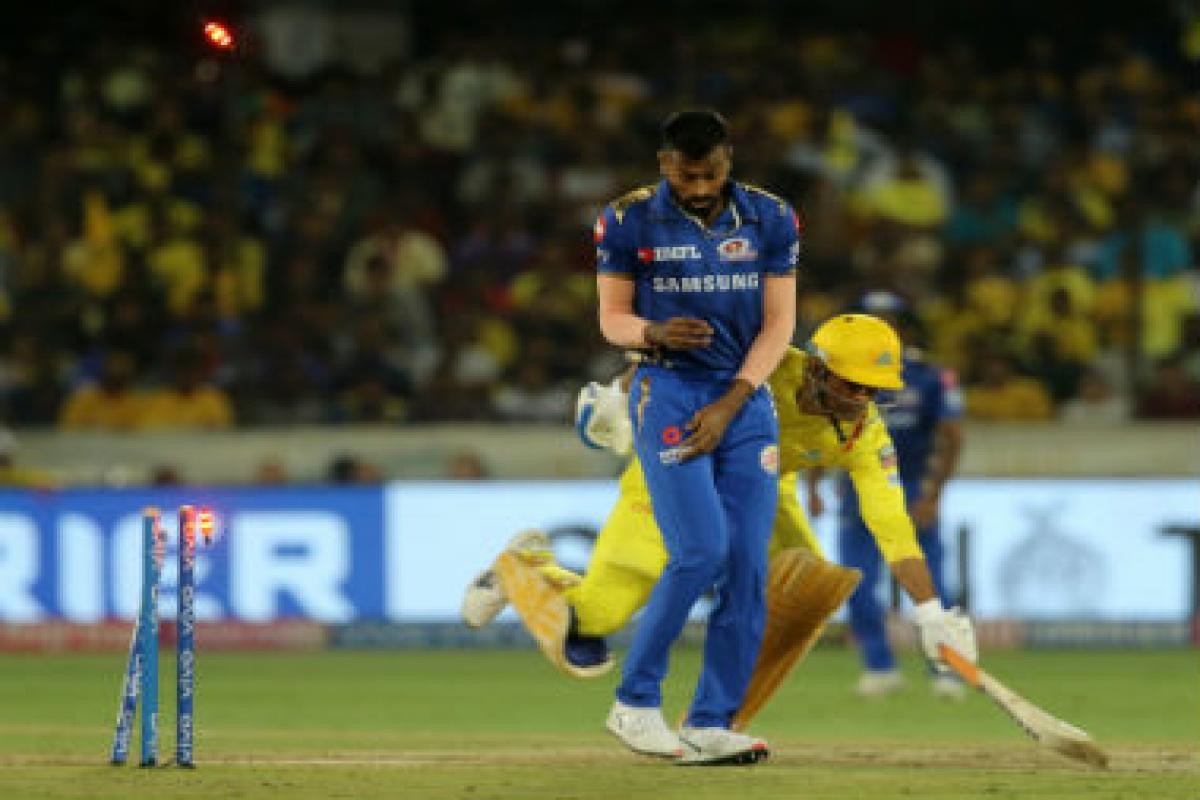 Ipl 2019 Final, Mi Vs Csk - Dhoni Run Out In Ipl - HD Wallpaper 