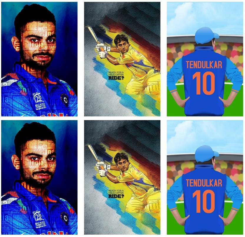 Virat Kohli Photo Collage - HD Wallpaper 