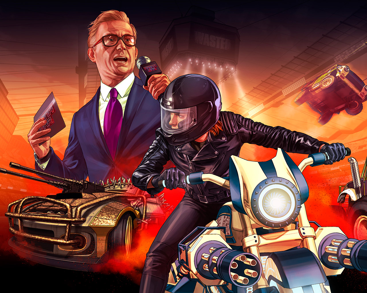 Free Grand Theft Auto V Wallpaper In - Gta 5 Arena War - HD Wallpaper 