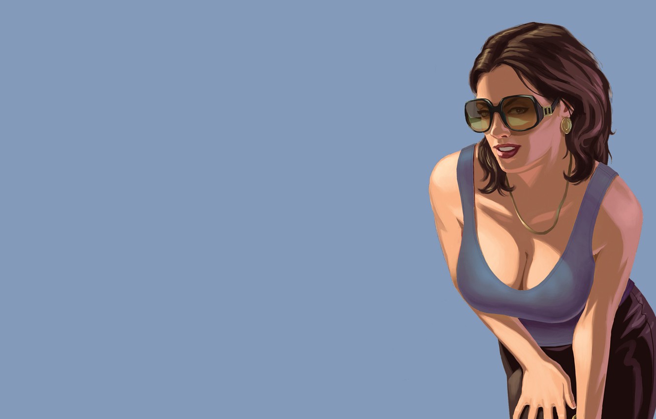 Photo Wallpaper Girl, Gta 4, Grand Theft Auto Iv, Liberty - Grand Theft Auto Iv Artwork - HD Wallpaper 