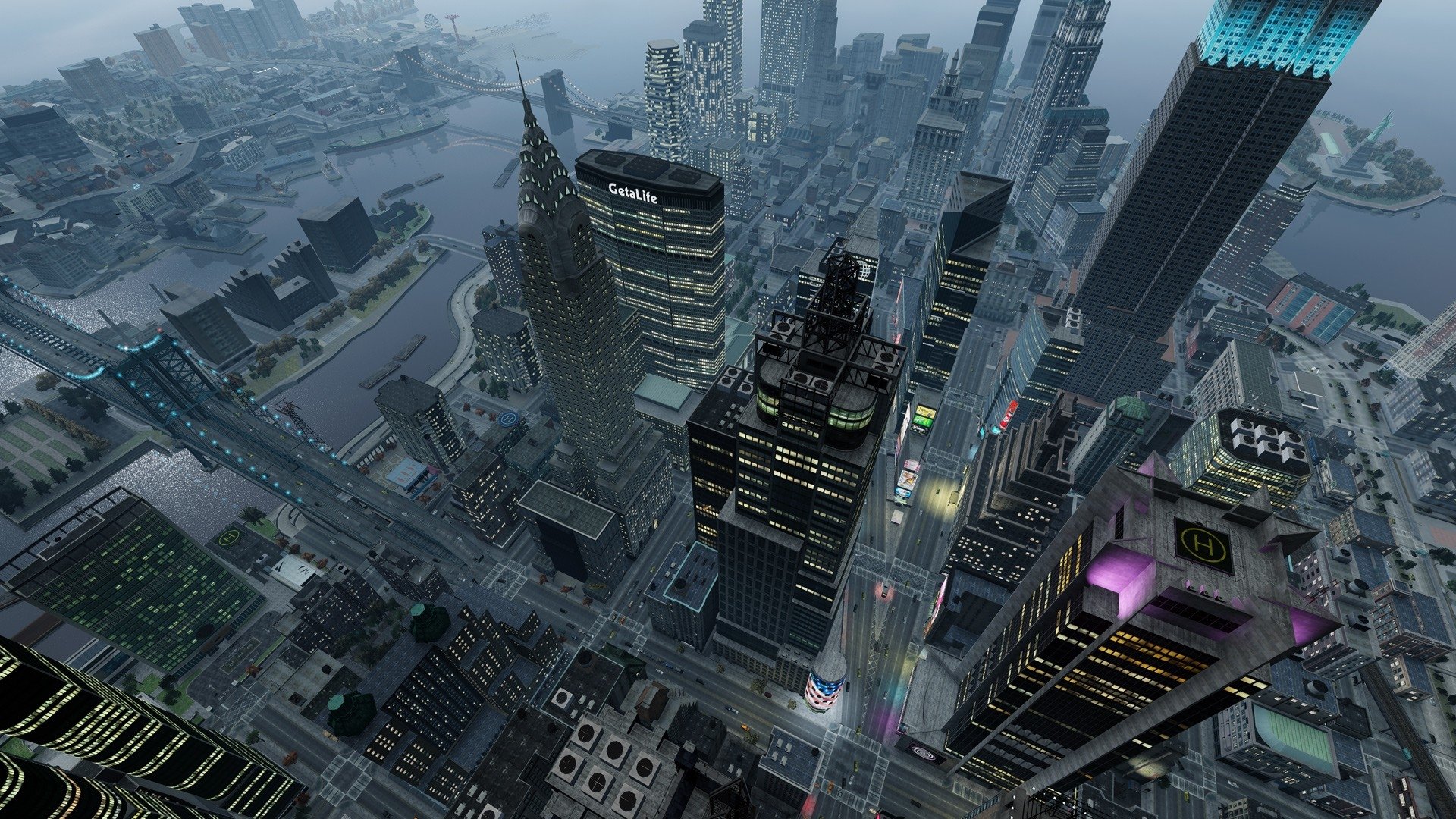 Video Games Cities - HD Wallpaper 