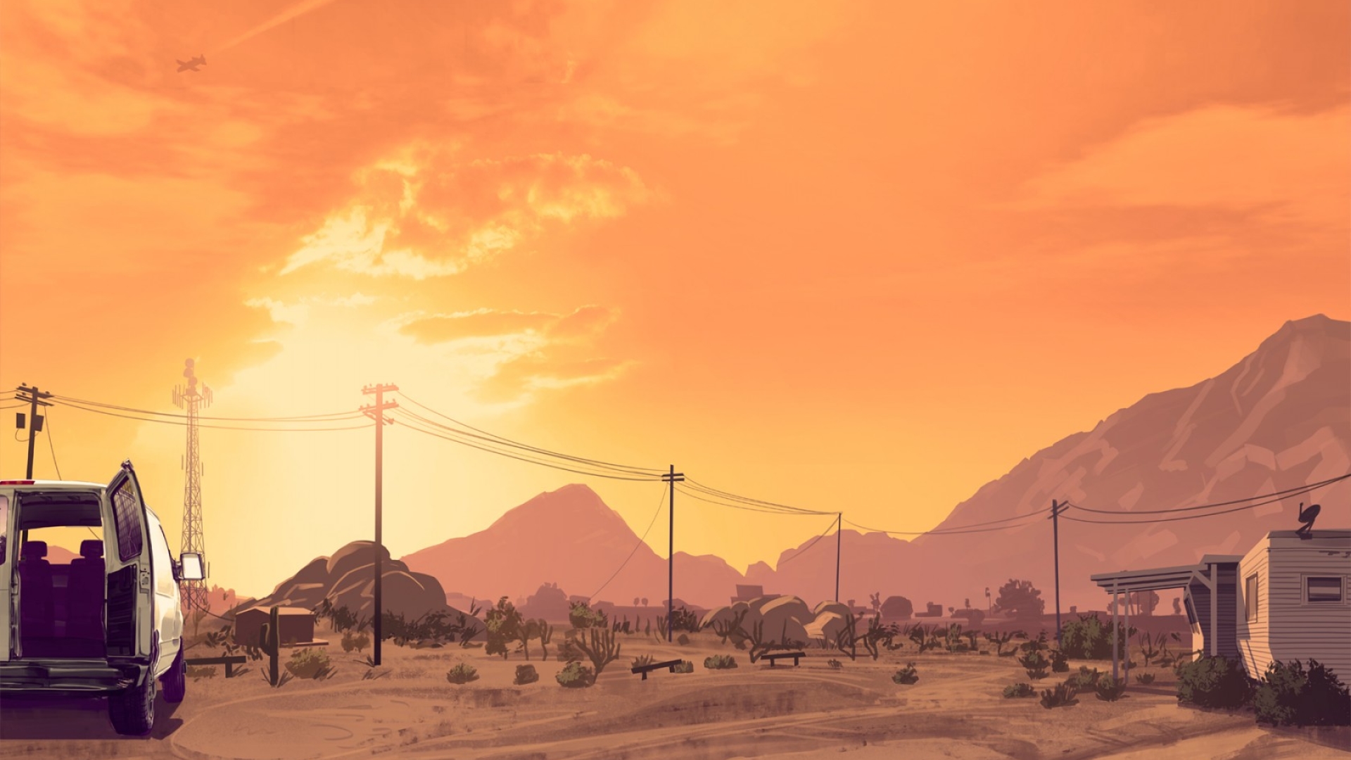 Grand Theft Auto Background - HD Wallpaper 