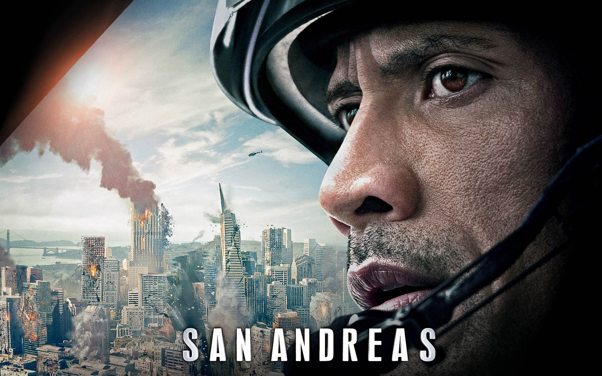 San Andreas Movie Wallpaper - San Andreas 2015 Poster - HD Wallpaper 