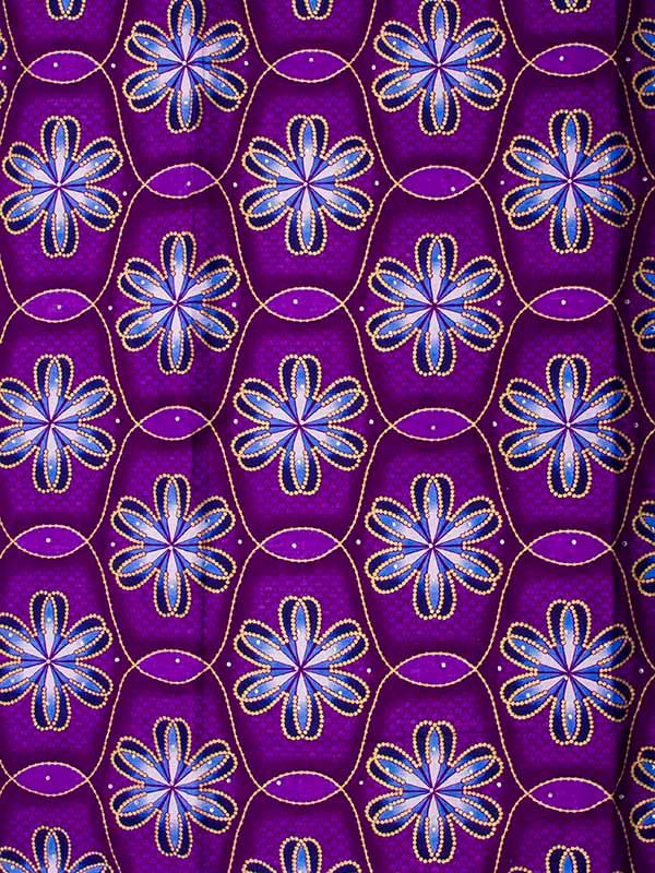 Purple African Print Fabric - HD Wallpaper 