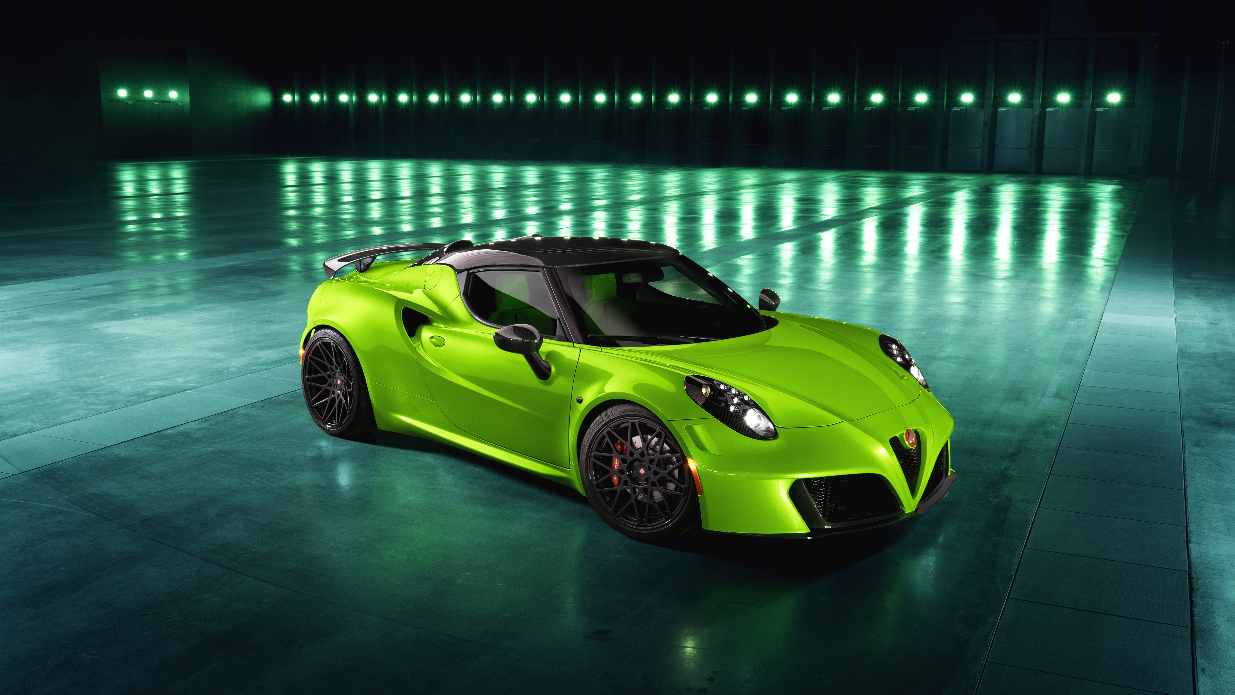 Alfa Romeo Car Green - HD Wallpaper 