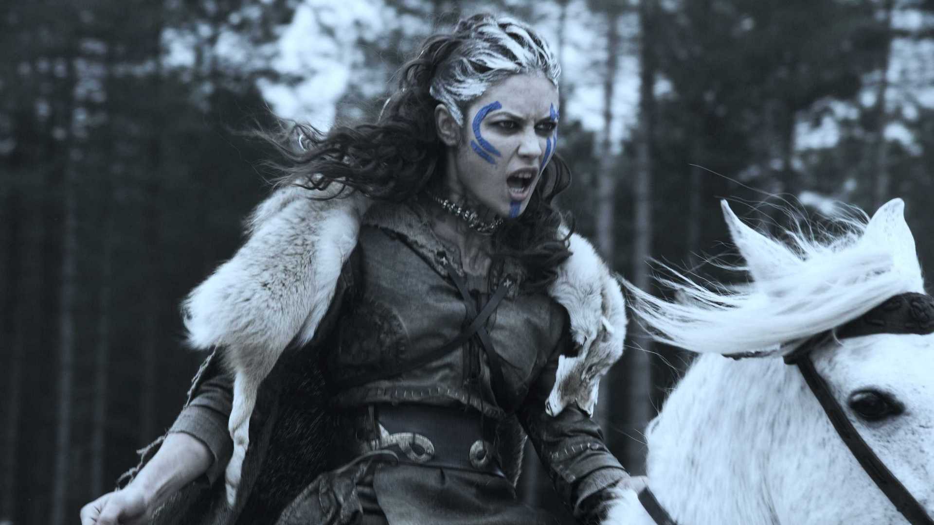 Viking Women Face Paint - HD Wallpaper 