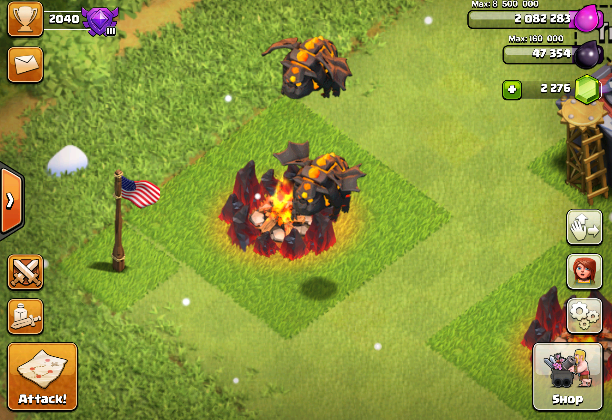 Coc Golem Lvl 4 - HD Wallpaper 