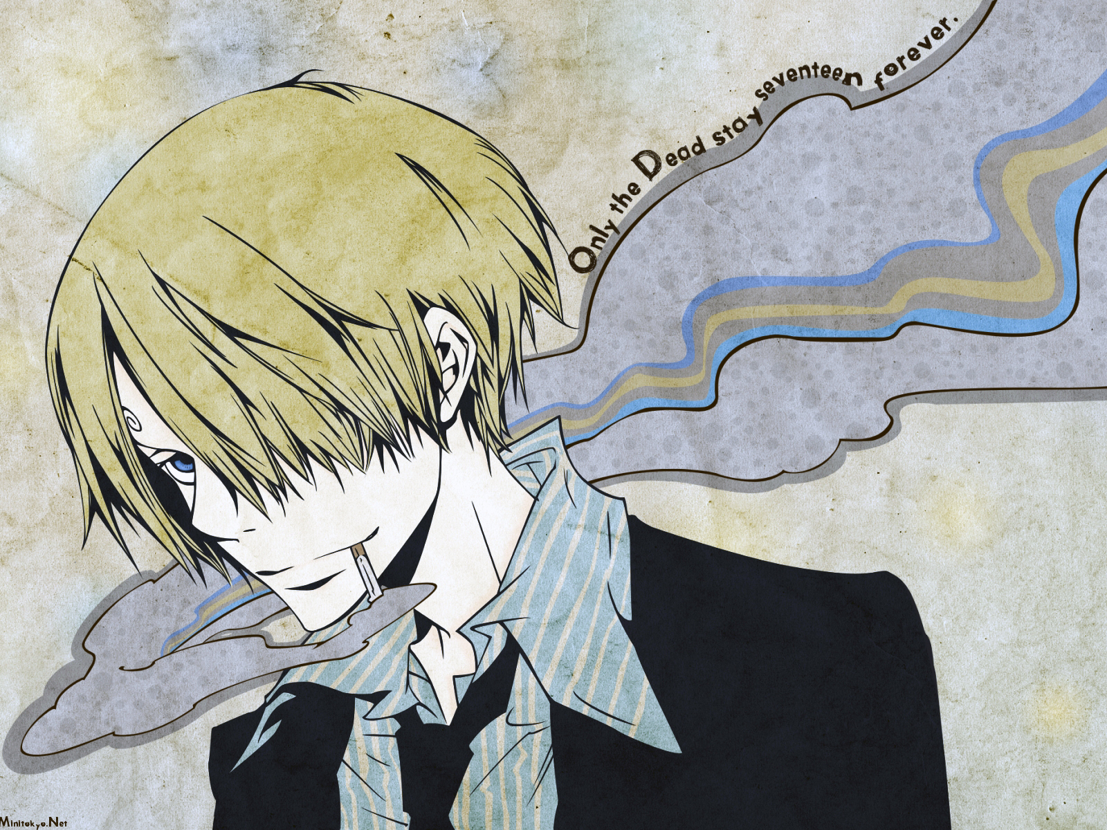 Cigarette One Piece Sanji Smoking - HD Wallpaper 