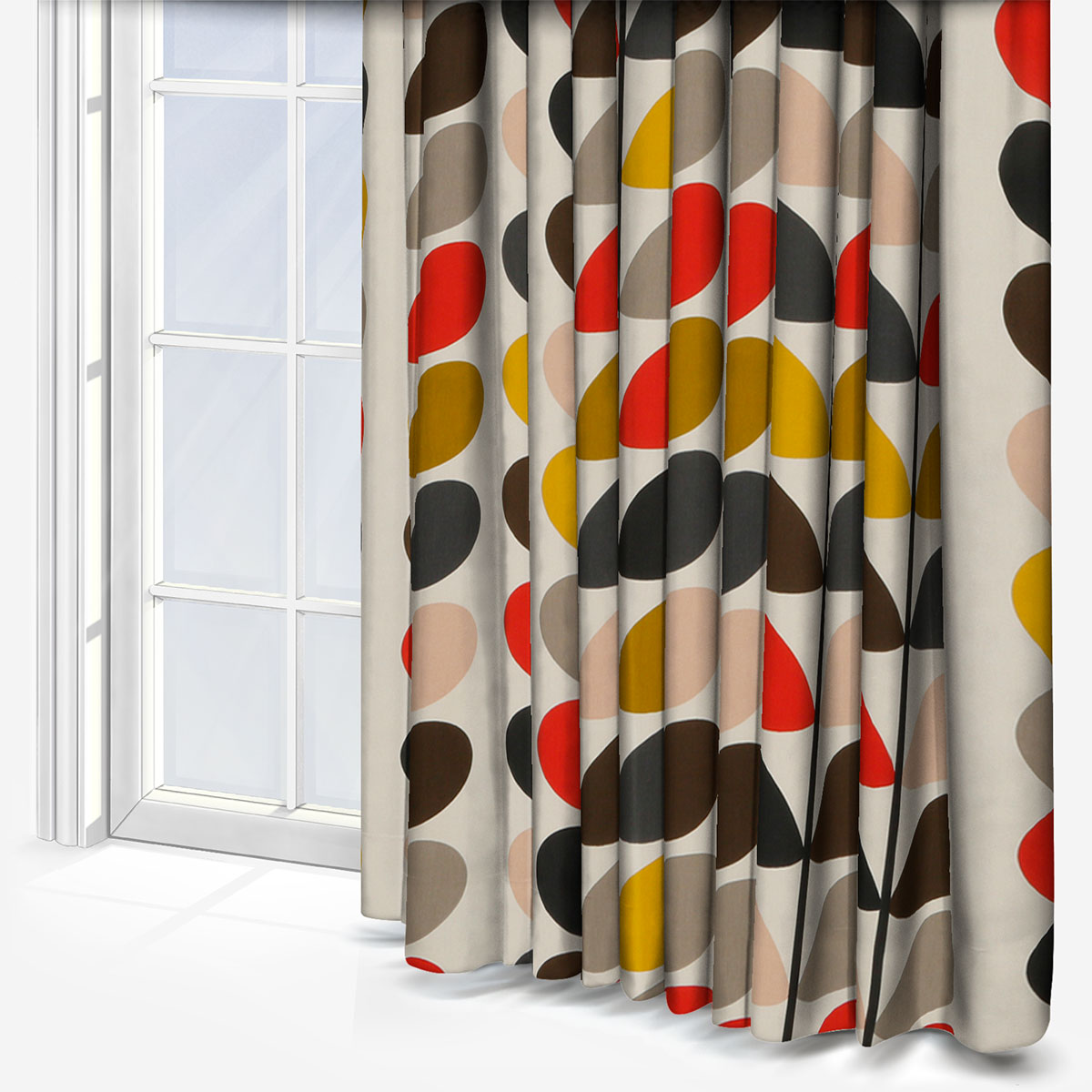 Multi Stem Orla Kiely Curtains - HD Wallpaper 