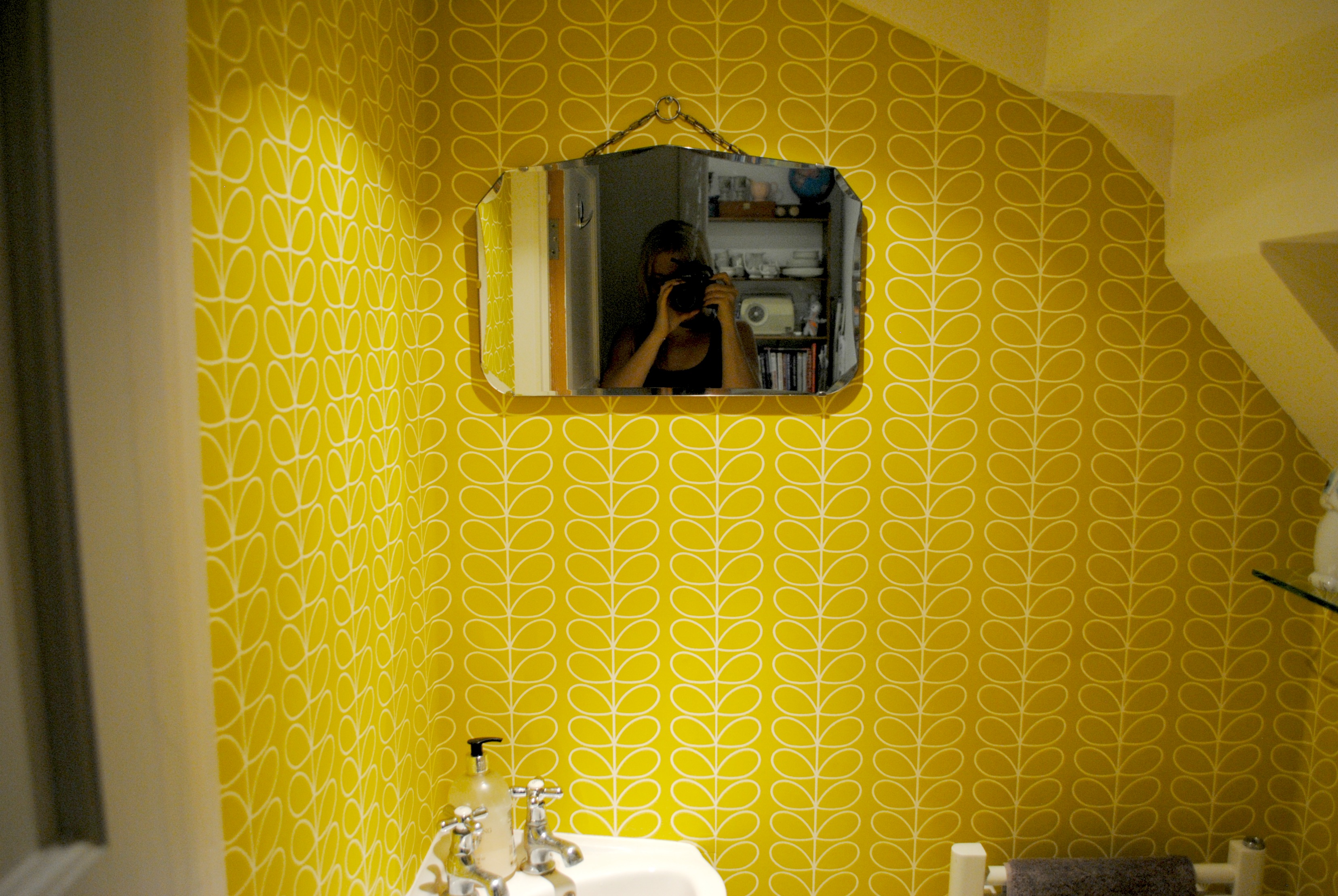 Orla Kiely Linear Stem Yellow - 3311x2217 Wallpaper 