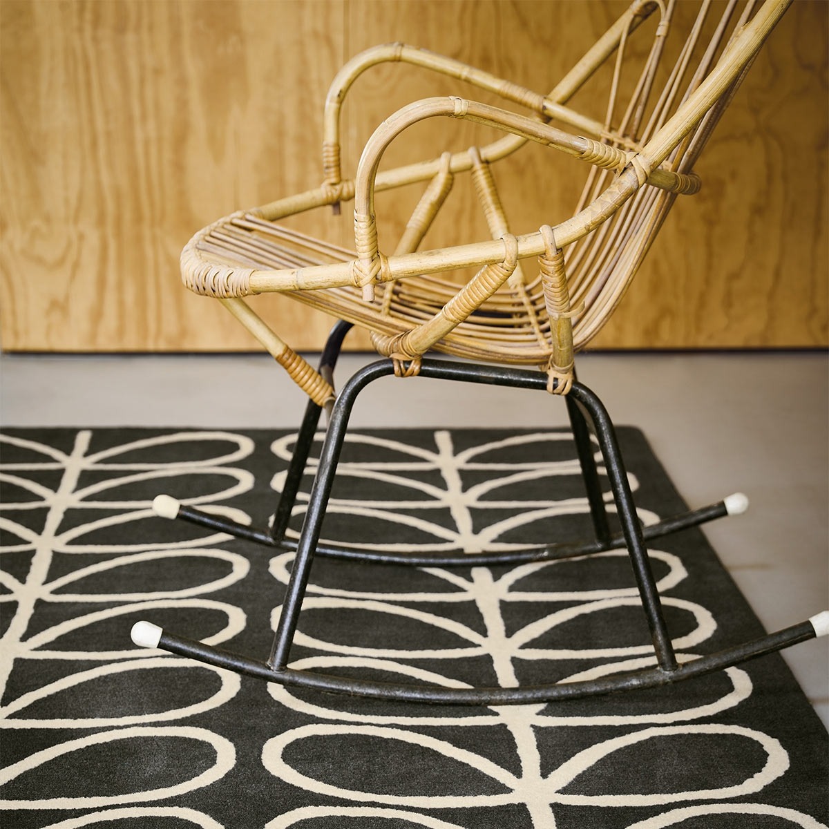 Linear Stem Slate Rug Orla Kiely Cm 060505-120 Orla - Orla Kiely Vloerkleed - HD Wallpaper 