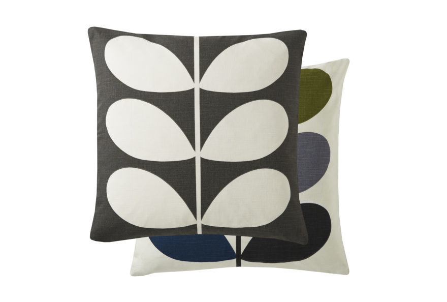 Orla Kiely Linear Stem Khaki Cushions - HD Wallpaper 