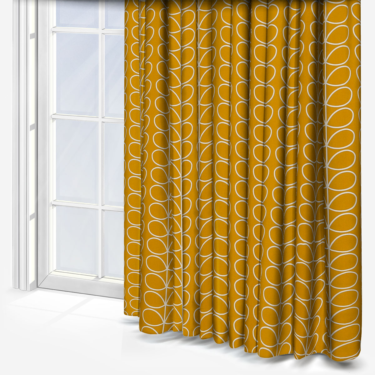 Orla Kiely Grey Curtains Jacquard - HD Wallpaper 