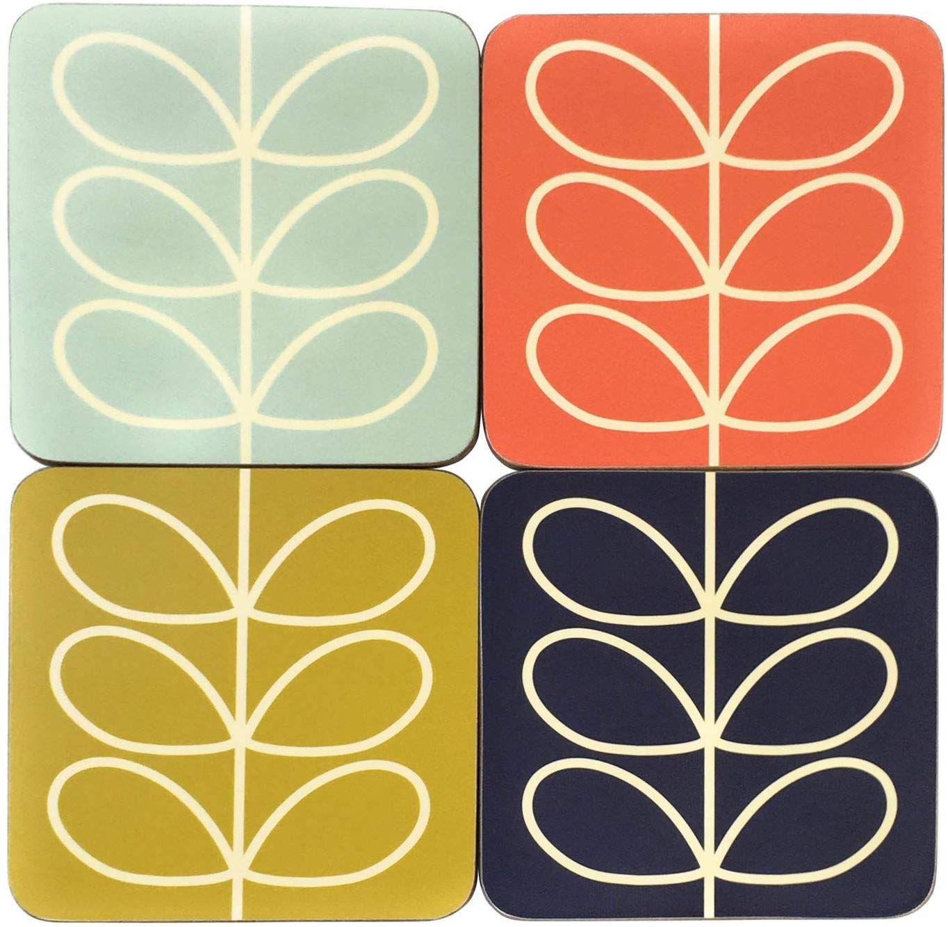 Orla Kiely Linear Stem Coasters - HD Wallpaper 