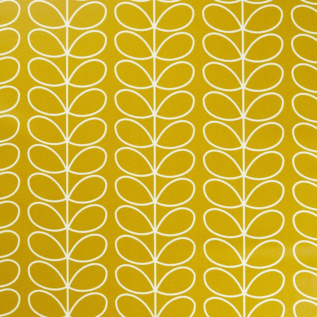 Orla Kiely Linear Stem Dandelion Oil Cloth Yellow And - Orla Kiely Linear Stem Olive - HD Wallpaper 