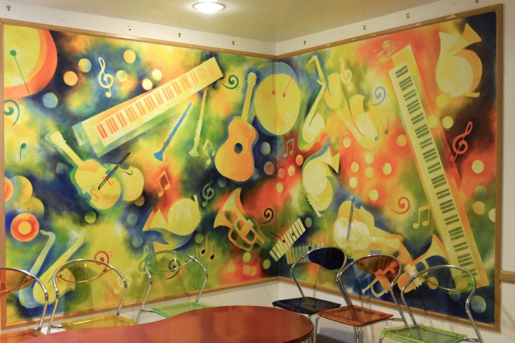 Belle Arti Art Mural - School Fine Arts Mural - HD Wallpaper 