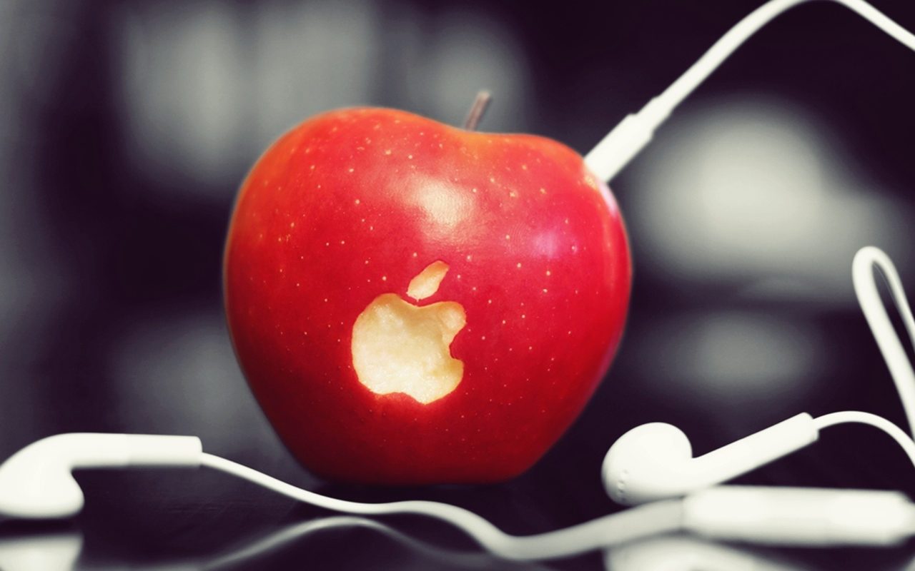 Apple Funny - HD Wallpaper 