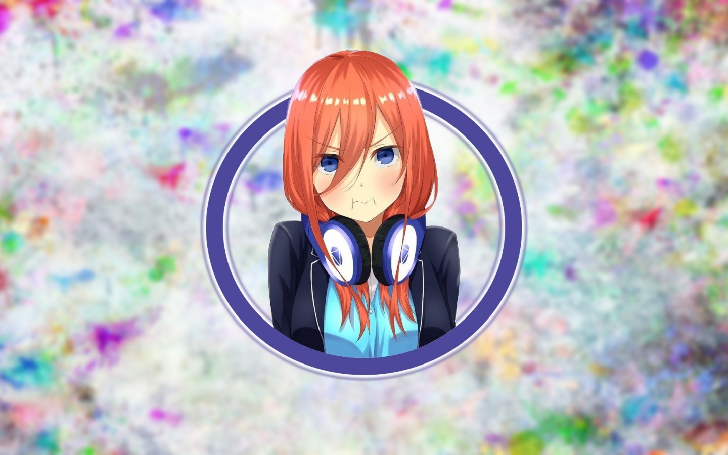 Anime Girl, Angry Expression, Cute, Moe, Headphones - Angry Cute Mouth Anime - 1440x900 Wallpaper Anime Girl, Angry Expression, Cute, Moe, Headphones - Angry Cute Mouth Anime - 1440x900 Wallpaper